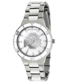 THE Ohio State University. Root for your team 24/7 with this sporty watch from Game Time. Features an Ohio State University logo at the dial. THE Ohio State University. Root for your team 24/7 with this sporty watch from Game Time. Features an Ohio State University logo at the dial.