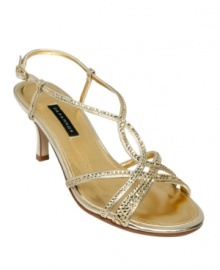 It's your time to shine in the Caparros Obrian Evening Sandals with their glittering finish, beaded decor and dainty straps. It's your time to shine in the Caparros Obrian Evening Sandals with their glittering finish, beaded decor and dainty straps.