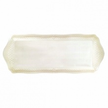 In 1821, Gien was founded for the purpose of bringing fine English earthenware manufacturing techniques to France. Pont Au Choux White is an ivory dinnerware collection with intricate inlaid design work. In 1821, Gien was founded for the purpose of bringing fine English earthenware manufacturing techniques to France. Pont Au Choux White is an ivory dinnerware collection with intricate inlaid design work.