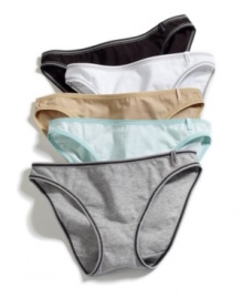 Pretty little basics to start off every day right. The Comfort Classic bikini by DKNY. Style #543097 Pretty little basics to start off every day right. The Comfort Classic bikini by DKNY. Style #543097