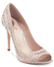 Vince Camuto's Lexis evening pumps are the perfect shoe for the perfect night. Vince Camuto's Lexis evening pumps are the perfect shoe for the perfect night.