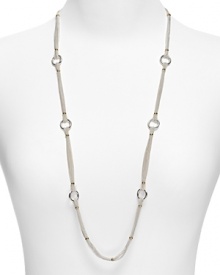 Add a chic accent to your look with this multi-chain necklace with shining stations from Lauren by Ralph Lauren. Add a chic accent to your look with this multi-chain necklace with shining stations from Lauren by Ralph Lauren.