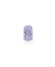 Purple craze: Lavender Swarovski Elements encrust this chic clay bead. Donatella is a playful collection of charm bracelets and necklaces that can be personalized to suit your style! Available exclusively at Macy's. Purple craze: Lavender Swarovski Elements encrust this chic clay bead. Donatella is a playful collection of charm bracelets and necklaces that can be personalized to suit your style! Available exclusively at Macy's.