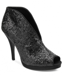 The basis of sparkling beauty. You'll love the way Nina's Essence platform booties will make you shimmer and shine all night long. The basis of sparkling beauty. You'll love the way Nina's Essence platform booties will make you shimmer and shine all night long.