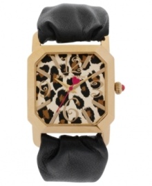 Animal prints are on-trend this season! Grab this fierce watch from Betsey Johnson and keep your look on point. Animal prints are on-trend this season! Grab this fierce watch from Betsey Johnson and keep your look on point.