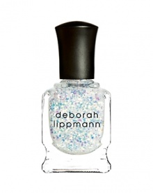 Lying on the beach and looking up at the stars gave Deborah Lippmann the idea for this soft but shimmering shade. Made from all large glitter, it is modern and fairy princess all at the same time. Lying on the beach and looking up at the stars gave Deborah Lippmann the idea for this soft but shimmering shade. Made from all large glitter, it is modern and fairy princess all at the same time.