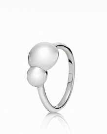 Bubbly and beautiful, this sterling silver ring from PANDORA enhances your stable of styles. Bubbly and beautiful, this sterling silver ring from PANDORA enhances your stable of styles.