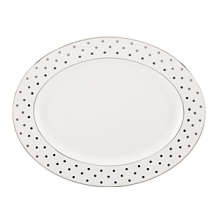 Fun and festive, the charming polka dots in kate spade's Larabee Road china add just the right dose of whimsy into this elegant collection. Fun and festive, the charming polka dots in kate spade's Larabee Road china add just the right dose of whimsy into this elegant collection.