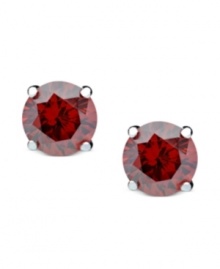 Celebrate your favorite month of the year with these July birthstone earrings by CRISLU. Stud earrings feature round-cut, ruby-colored cubic zirconias (3 ct. t.w.) set in sterling silver with a platinum finish. Approximate diameter: 1/4 inch. Celebrate your favorite month of the year with these July birthstone earrings by CRISLU. Stud earrings feature round-cut, ruby-colored cubic zirconias (3 ct. t.w.) set in sterling silver with a platinum finish. Approximate diameter: 1/4 inch.