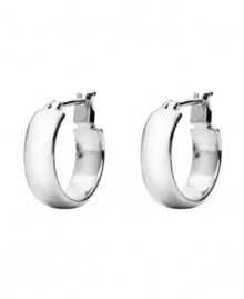 Simple hoops with just the right amount of shimmer. Monet earrings feature a small silver tone mixed metal hoop. Approximate diameter: 1/2 inch. Simple hoops with just the right amount of shimmer. Monet earrings feature a small silver tone mixed metal hoop. Approximate diameter: 1/2 inch.