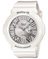 Cool off with this fresh white sport watch from Baby-G.