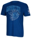 Take it to the hoop! Be a part of pumping up your favorite NBA team by showing support with this Dallas Mavericks graphic t-shirt from adidas.