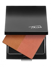This customizable duo of Bronzer Golden and Blush Glow offers a softly golden bronzer paired with a shimmering pink blush for a brightened complexion and lit-from-within look. This customizable duo of Bronzer Golden and Blush Glow offers a softly golden bronzer paired with a shimmering pink blush for a brightened complexion and lit-from-within look.