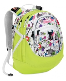 When life gets crazy, keep up! The large, multi-compartment design of this bag makes room for every detail with a deluxe organizer compartment, MP3 player pocket with headphone port, monster hook for adding on even more gear and a front easy-access pocket. Carry it all & carry in comfort with the comfort design of this padded pack. When life gets crazy, keep up! The large, multi-compartment design of this bag makes room for every detail with a deluxe organizer compartment, MP3 player pocket with headphone port, monster hook for adding on even more gear and a front easy-access pocket. Carry it all & carry in comfort with the comfort design of this padded pack.