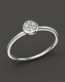 Diamonds glitter in a 14K. white gold setting. Diamonds glitter in a 14K. white gold setting.