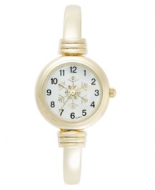 Winter time is almost here! This darling watch from Charter Club brings ladylike charm with a bangle bracelet and snowflake embellishment. Winter time is almost here! This darling watch from Charter Club brings ladylike charm with a bangle bracelet and snowflake embellishment.