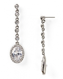 Make statement jewelry your signature. Carolee's linear drop earrings are elegant yet easy-to-wear, adding heirloom impact to every look. Make statement jewelry your signature. Carolee's linear drop earrings are elegant yet easy-to-wear, adding heirloom impact to every look.