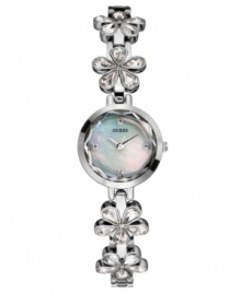 Antique-inspired florets create a beautiful look you'll love with this GUESS watch.