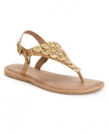 Boho beauty. With suede circles embellishing the vamp, the Filomena sandals by Lucky Brand are charming enough to go casual or a little bit dressy. Boho beauty. With suede circles embellishing the vamp, the Filomena sandals by Lucky Brand are charming enough to go casual or a little bit dressy.