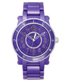 Look regal in vibrant purple with this gorgeous Her Royal Highness collection watch from Juicy Couture. Look regal in vibrant purple with this gorgeous Her Royal Highness collection watch from Juicy Couture.