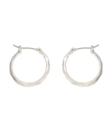Chic hoops are essentials for your collection. Kenneth Cole New York earrings feature small-sized click hoops in silver tone mixed metal. Approximate diameter: 3/4 inch. Chic hoops are essentials for your collection. Kenneth Cole New York earrings feature small-sized click hoops in silver tone mixed metal. Approximate diameter: 3/4 inch.