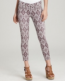 A vibrant diamond print emboldens these 7 For All Mankind jeans, fashioned in an ultra-skinny silhouette for trend-right style. A vibrant diamond print emboldens these 7 For All Mankind jeans, fashioned in an ultra-skinny silhouette for trend-right style.