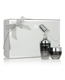 The Lancôme Génifique Concentrate Gift Set includes: The Lancôme Génifique Concentrate Gift Set includes:
