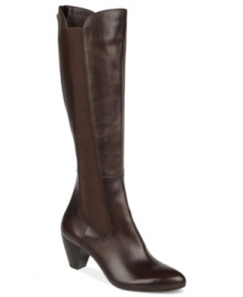 The perfect amount of poise. These Etton boots from Naturalizer bring sophistication in tall amounts with a wider calf and subtle heel. The perfect amount of poise. These Etton boots from Naturalizer bring sophistication in tall amounts with a wider calf and subtle heel.
