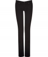 Embrace the ease of classic cool with Sevens  black straight leg jeans - Curve-hugging low rise cut is fitted through hips and thighs  - Zip fly, belt loops and button closure - Pockets sit slightly lower at back, lifting and flattering the rear - An ultra-versatile style perfect for pairing with everything from a blazer, t-shirt and pumps to a simple tank, denim jacket and leather sandals