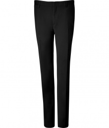 With their sharp modern fit and luxe virgin wool, Burberry Londons Mansell trousers put a chic, sartorial spin on workwear - Flat front, side and buttoned back slit pockets, sharply creased leg, hidden hook and button closures, zip fly, belt loops, unfinished hemline for custom tailoring - Modern slim fit, narrow straight leg - Team with the matching blazer and a flawless button-down for work, or dress down with a pullover and Chelsea boots for weekday sophistication With their sharp modern fit and luxe virgin wool, Burberry Londons Mansell trousers put a chic, sartorial spin on workwear - Flat front, side and buttoned back slit pockets, sharply creased leg, hidden hook and button closures, zip fly, belt loops, unfinished hemline for custom tailoring - Modern slim fit, narrow straight leg - Team with the matching blazer and a flawless button-down for work, or dress down with a pullover and Chelsea boots for weekday sophistication
