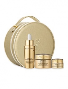 A powerful combination of unique ingredients and a patented scientific innovation has been shown to improve the condition around the stem cells and stimulate cell regeneration to reconstruct skin to a denser quality. Gift Set Contains: Absolue Precious Cells SPF 15 Sunscreen 1.6 oz., Absolue Eye Precious Cells 0.5 oz., Absolue Ultimate Night Bx 1 oz. A powerful combination of unique ingredients and a patented scientific innovation has been shown to improve the condition around the stem cells and stimulate cell regeneration to reconstruct skin to a denser quality. Gift Set Contains: Absolue Precious Cells SPF 15 Sunscreen 1.6 oz., Absolue Eye Precious Cells 0.5 oz., Absolue Ultimate Night Bx 1 oz.