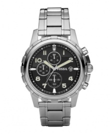 A classic chronograph watch that works in every scenario, by Fossil. A classic chronograph watch that works in every scenario, by Fossil.
