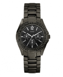 It's more fun on the dark side with this watch by GUESS on your wrist. It's more fun on the dark side with this watch by GUESS on your wrist.