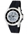 Innovative, touch-screen tech and modern style unite on this bold watch by Kenneth Cole New York.