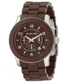 Deliciously divine, this Michael Kors Runway collection watch sports style and function.