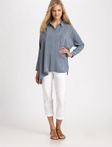 A true style standard in a slim, body-skimming silhouette.Elastic waistbandPull-on styleAbout 29 long70% viscose/24% nylon/6% lycraMachine washMade in USA of imported fabric A true style standard in a slim, body-skimming silhouette.Elastic waistbandPull-on styleAbout 29 long70% viscose/24% nylon/6% lycraMachine washMade in USA of imported fabric