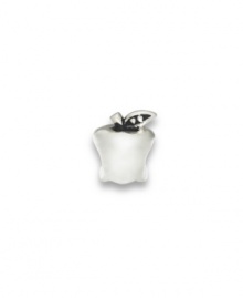 Take a bite into a classic icon with this charming sterling silver apple bead. Donatella is a playful collection of charm bracelets and necklaces that can be personalized to suit your style! Available exclusively at Macy's. Take a bite into a classic icon with this charming sterling silver apple bead. Donatella is a playful collection of charm bracelets and necklaces that can be personalized to suit your style! Available exclusively at Macy's.