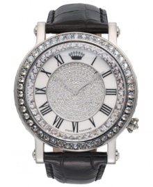 A truly regal design, this Queen Couture watch from Juicy Couture sparkles with elegant accents. A truly regal design, this Queen Couture watch from Juicy Couture sparkles with elegant accents.