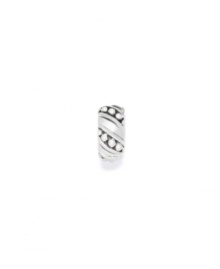 To organize and space your charms, mix in multiples of this sterling silver piece in a wave-and-dot pattern. Donatella is a playful collection of charm bracelets and necklaces that can be personalized to suit your style! Available exclusively at Macy's. To organize and space your charms, mix in multiples of this sterling silver piece in a wave-and-dot pattern. Donatella is a playful collection of charm bracelets and necklaces that can be personalized to suit your style! Available exclusively at Macy's.