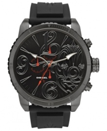 Street artist Mister Cartoon has teamed up with Diesel to create this rugged watch. Includes a limited edition number etched on the case and special packaging. Street artist Mister Cartoon has teamed up with Diesel to create this rugged watch. Includes a limited edition number etched on the case and special packaging.