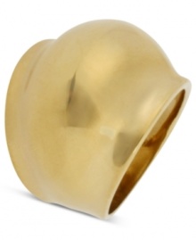 A work of art. This sculptural bubble ring from Robert Lee Morris is crafted from gold-tone mixed metal and is designed leaning more toward the abstract for an outside-the-norm approach. Size: 7-1/2. A work of art. This sculptural bubble ring from Robert Lee Morris is crafted from gold-tone mixed metal and is designed leaning more toward the abstract for an outside-the-norm approach. Size: 7-1/2.