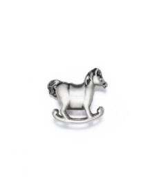 The whimsical rocking horse bead sweetens the look of your bracelet, in gleaming sterling silver. Donatella is a playful collection of charm bracelets and necklaces that can be personalized to suit your style! Available exclusively at Macy's. The whimsical rocking horse bead sweetens the look of your bracelet, in gleaming sterling silver. Donatella is a playful collection of charm bracelets and necklaces that can be personalized to suit your style! Available exclusively at Macy's.