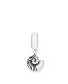 Conjure the calmness of the shore with this lovely sterling silver shell charm. Donatella is a playful collection of charm bracelets and necklaces that can be personalized to suit your style! Available exclusively at Macy's. Conjure the calmness of the shore with this lovely sterling silver shell charm. Donatella is a playful collection of charm bracelets and necklaces that can be personalized to suit your style! Available exclusively at Macy's.
