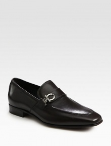 Polished slip-on style rendered in smooth Italian calfskin, finished with signature ornament at one side.Calfskin upperLeather liningPadded insoleLeather soleMade in Italy Polished slip-on style rendered in smooth Italian calfskin, finished with signature ornament at one side.Calfskin upperLeather liningPadded insoleLeather soleMade in Italy