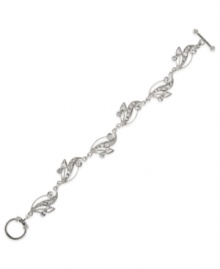 Swing on some vines with this pretty bracelet from 2028. The vine-inspired silhouette flaunts Swarovski elements in shimmering designs. Finished with a toggle closure. Crafted in silver-tone mixed metal. Approximate length: 7-3/4 inches. Swing on some vines with this pretty bracelet from 2028. The vine-inspired silhouette flaunts Swarovski elements in shimmering designs. Finished with a toggle closure. Crafted in silver-tone mixed metal. Approximate length: 7-3/4 inches.