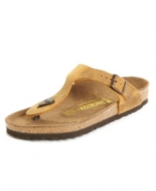 A classic flip-flop from a timeless brand: Birkenstock. The Gizeh sandal is crafted with rich, genuine leather and designed with a footbed that molds and shapes to the foot, for non-stop comfort. A classic flip-flop from a timeless brand: Birkenstock. The Gizeh sandal is crafted with rich, genuine leather and designed with a footbed that molds and shapes to the foot, for non-stop comfort.