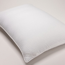 Premium pillows filled with the finest European goose down for the luxury you expect from Bloomingdale's. Finely covered with a 260-thread count white Egyptian cotton, German milled damask. Choose Soft for stomach sleepers, Medium for back sleepers and Firm for side sleepers. Made in USA of imported fabric and fill. This item cannot be gift wrapped. Premium pillows filled with the finest European goose down for the luxury you expect from Bloomingdale's. Finely covered with a 260-thread count white Egyptian cotton, German milled damask. Choose Soft for stomach sleepers, Medium for back sleepers and Firm for side sleepers. Made in USA of imported fabric and fill. This item cannot be gift wrapped.