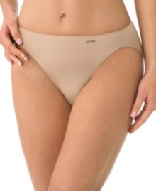 A revolutionary leg treatment virtually eliminates panty lines. With Tactel microfiber for a buttery-soft band. Style #1338 A revolutionary leg treatment virtually eliminates panty lines. With Tactel microfiber for a buttery-soft band. Style #1338
