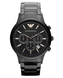 A daring unisex watch from Emporio Armani with reliable chronograph tech.