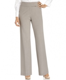 Flattering pants are an all-weather, all-season must have! This trouser-cut pair from Style&co. has a touch of stretch for an impeccable fit. Flattering pants are an all-weather, all-season must have! This trouser-cut pair from Style&co. has a touch of stretch for an impeccable fit.